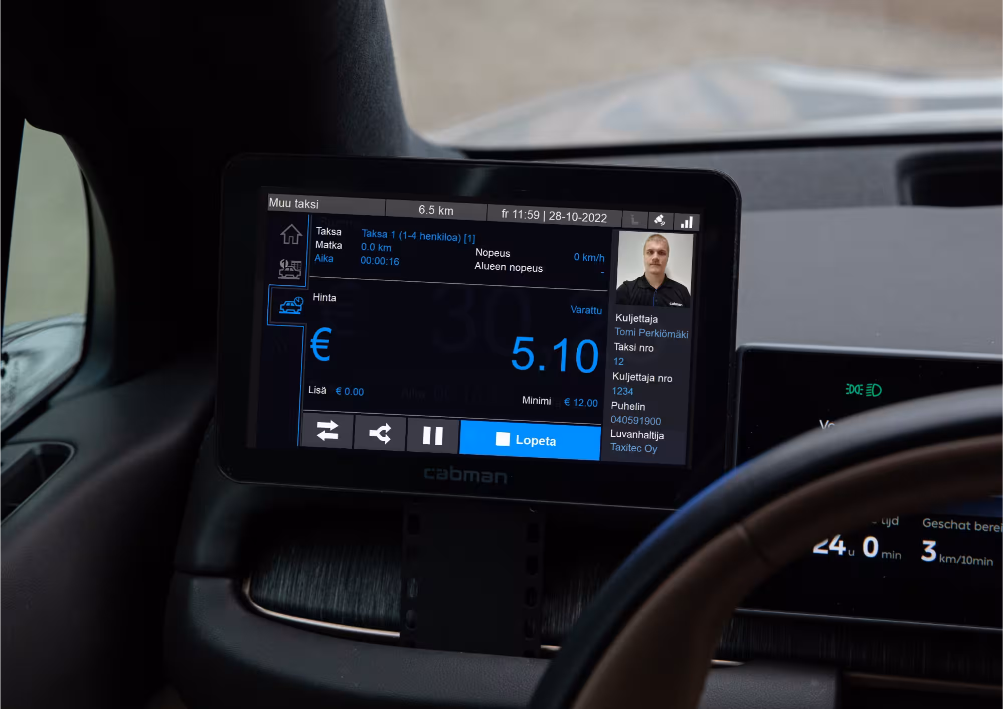 Cabman MDT taksamittari