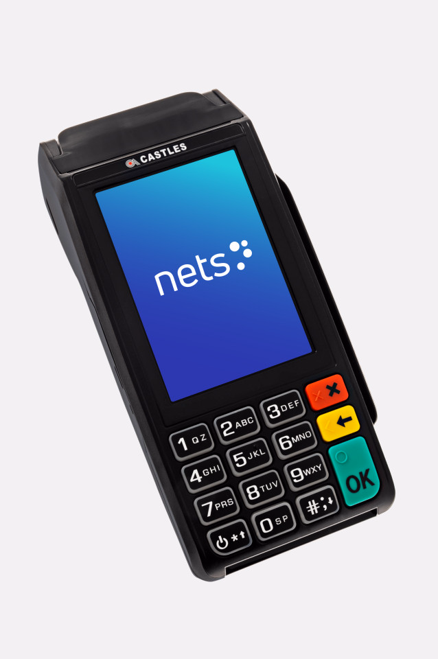 NETS V3M2 maksupääte taksiin